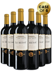 Chateau Le Retou Bordeaux Rouge 75Cl (Buy 6 Bottles Promo)