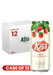 Kiss Cider Strawberry Can 50 Cl X 12 Case