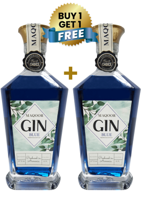 MAQOOR Gin Blue 70Cl (Buy 1 Get 1 Free)