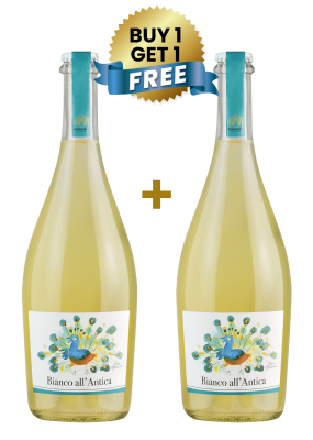 Romandiola Bianco All' Antica Bianco Frizzante Rubicone 75Cl (Buy 1 Get 1 Free)